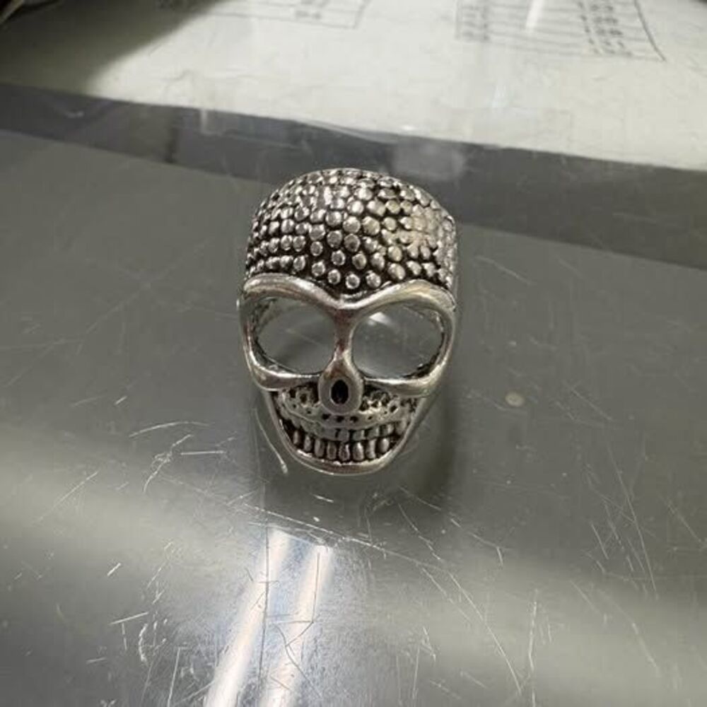 Studded Skull Ring
